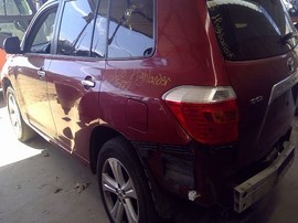 2008 TOYOTA HIGHLANDER, BURGUNDY, LIMITED, 3.5L, FWD,   Z25172